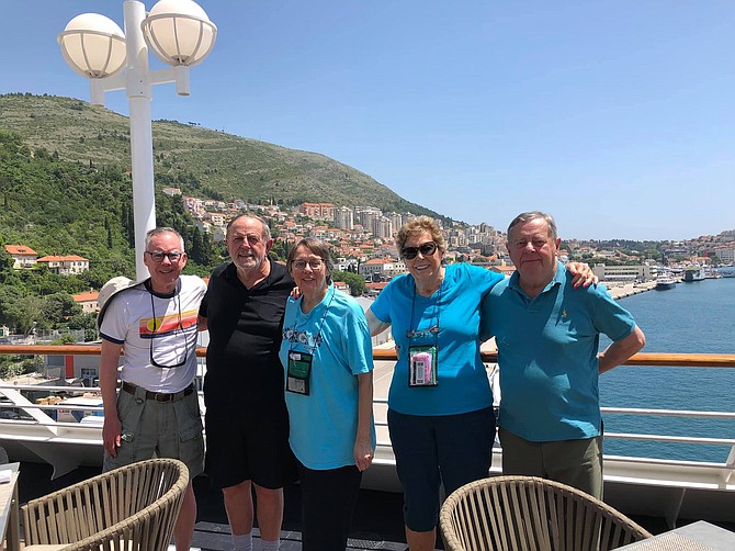 Vinny and Brenda Donnelly, members since 2009, enjoy a trip to Europe with their fellow members.