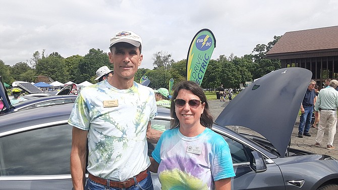 Mount Vernon Supervisor Dan Storck and Communcations Manager Camela Speers were behind the third annual Environmental Expo at Fort Hunt Park.