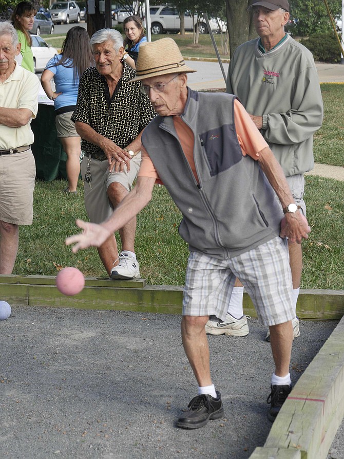 The bocce competitor’s bracket ranges up to the over 90-years-old category. Register now for the Northern Virginia Senior Olympics at https://nvso.us/