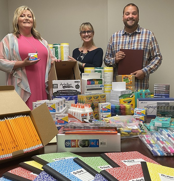 (From left) Executive Director of the NWFCU Foundation, Mary Kaye "Kaycee" Childress; Program/Fundraising Coordinator of the NWFCU Foundation, Karen Foust; and Program/Fundraising Coordinator of the NWFCU Foundation, Jordan Fleger.