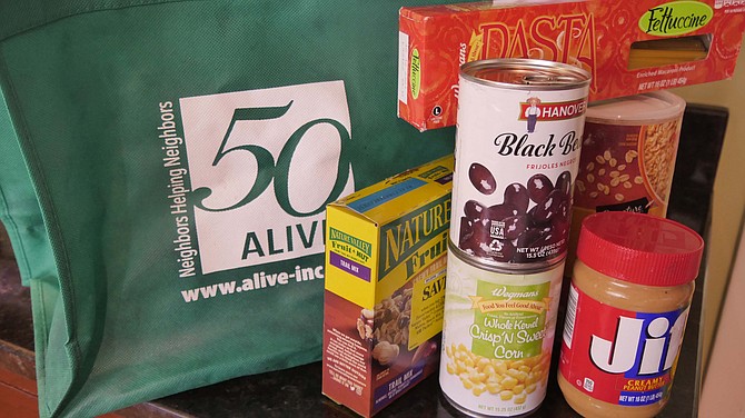 ALIVE! community food donations resume after COVID.