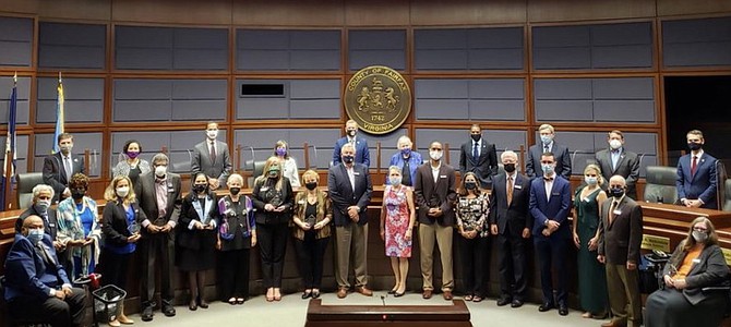 Celebrate Fairfax, Inc. and Fairfax County Board of Supervisors award the  titles of Lord and Lady Fairfax to the 20 honorees of 2021.