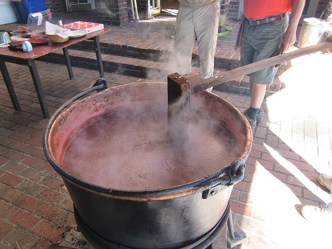 Cooking is part of the apple butter procedure