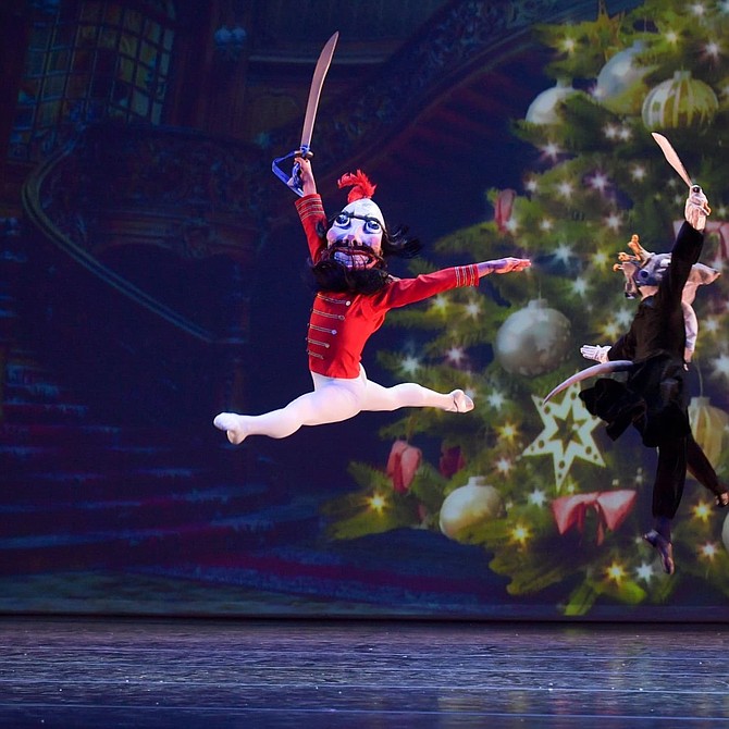 Carlos Martinez as The Nutcracker Prince in the Fairfax Symphony and Fairfax Ballet production of “The Nutcracker.”