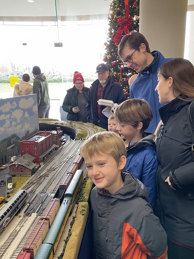 From last year’s holiday model train show