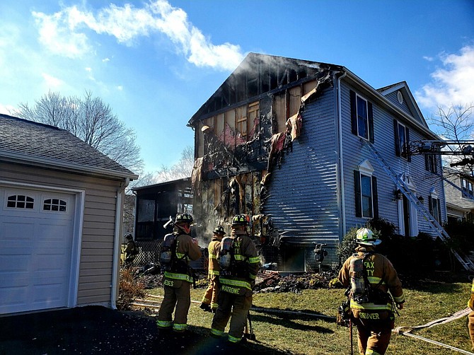 House fire in Herndon