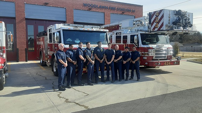 The crew is ready at the new station in Mount Vernon.