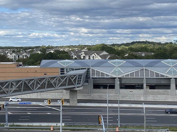 Innovation Center Station is located near the toll road's Route 28 intersection.