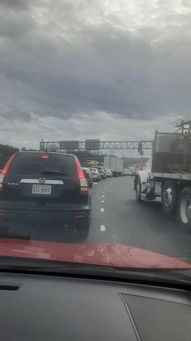 Newington Exit off I-95 gets congestion regularly.