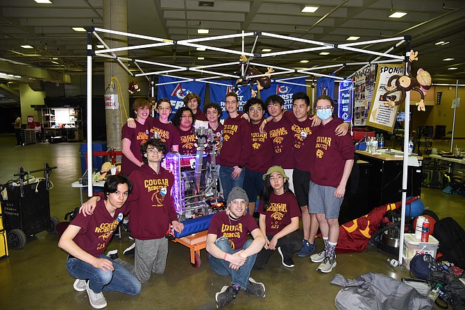 Oakton High School's Cougar Robotics Team 623 will head to the World Championships in Houston