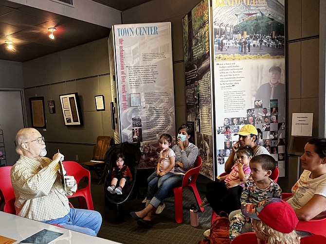 Reston Museum, in partnership with Reston's Used Book Shop, offers a free Storytime for Little Historians every Friday at 11 a.m. through August 26.