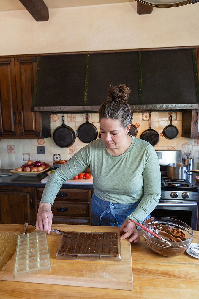 Culinary instructor Melanie Underwood teaches students to be courageous in the kitchen. Photo by Aiko Austin.