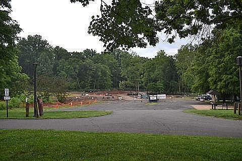 The Cabell’s Mill parking lot will receive several green improvements.