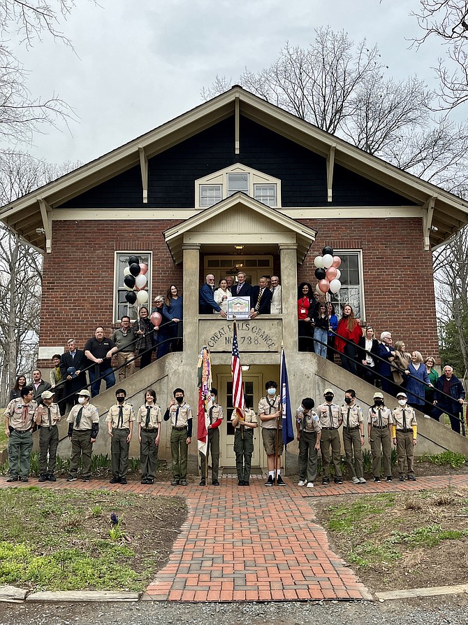 April 4, 2022 marked when the Great Falls Grange Foundation assumed management of Great Falls Grange Hall  No. 738 (1889), Forestville School, and the adjacent picnic pavilion through a public-private partnership with Fairfax County Park Authority (FCPA).