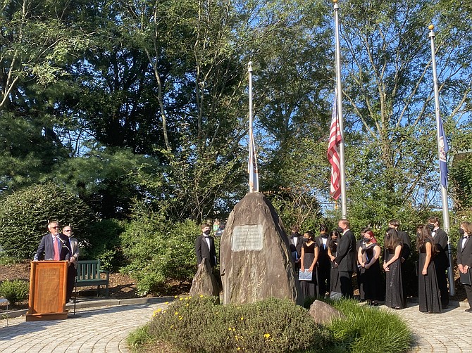 9-11 ceremony  at the Great Falls Freedom Memorial (File photo)