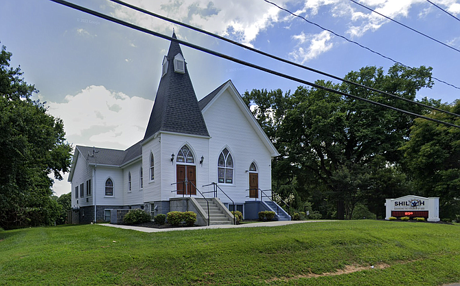 The current Shiloh Baptist Church McLean-Odricks Corner