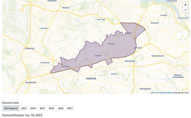 Map of VA 35th District