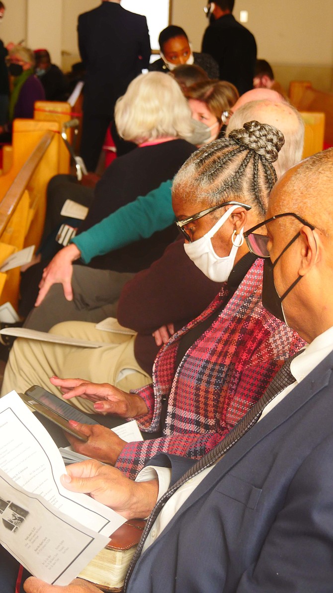 Pews fill up at MLK service at Mt. Olive Monday