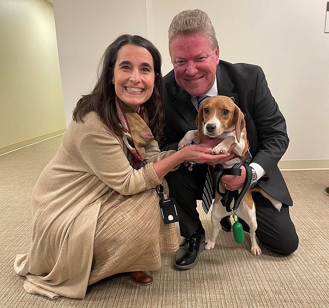 Animal champions Senators Jennifer Boysko and Bill Stanley have sponsored several bills to protect research animals, including the Envigo beagles