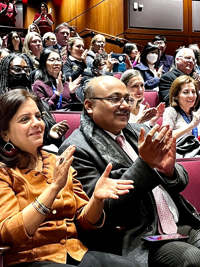 Celebrating those who helped the Fairfax Health District respond to the COVID-19 public health emergency from January 2020 to December 2021 at the Public Health Partner Recognition Event.