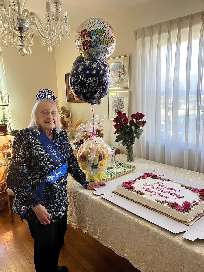 Mary Ann McKenzie of McLean turns 100.