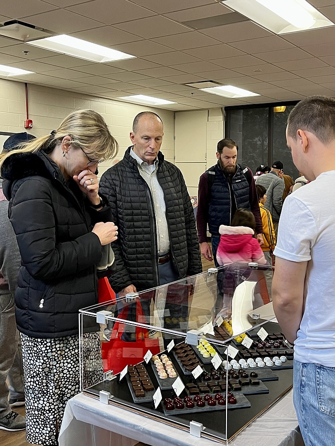 Choices, choices at the McLean Chocolate Festival.