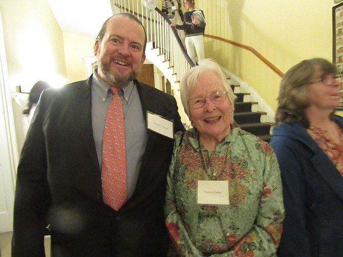 Patrick Cooke and Torrey Cooke, grandson and daughter of one of the show's co-founders, came to the opening from Connecticut.