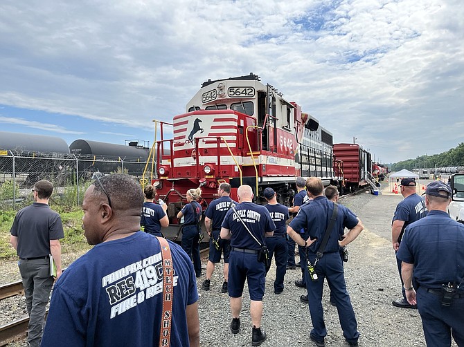 Fairfax County took place in rail emergency exercises last summer.