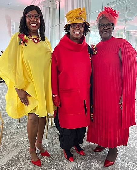 Photo Courtesy of Glynda Mayo Hall
<cl>From left are Sharon Prince, president, National Council of Negro Women, Loudoun County; Sherelle Carper, president, National Negro Business and Professional Women's Club Inc.; and Janet Ford, president, Northern Virginia Business and Professional Women’s Club Inc.
