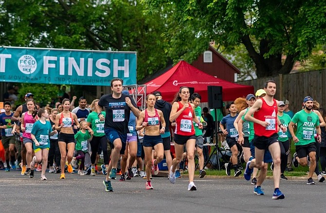 Runners take off at the start of last year’s Fairfax 5K race.
Photo Courtesy of Kenneth Tarr