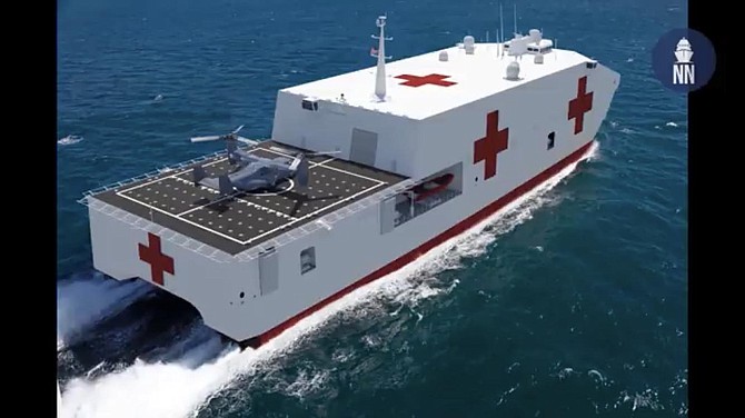 USNS Bethesda (EMS 1) is the name for the lead ship in the new Expeditionary Medical Ship (EMS(X)) class of ships.