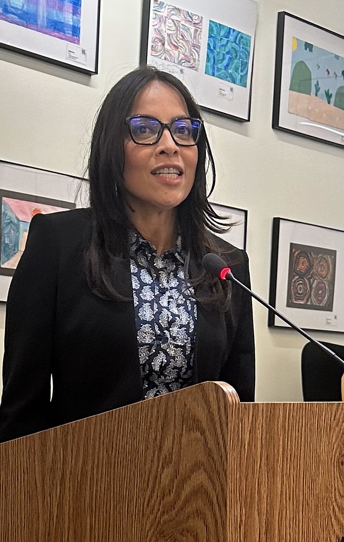 Liza Burrell-Aldana, Principal of Mount Vernon Community School, was honored May 4 as the Washington Post 2023 Principal of the Year.