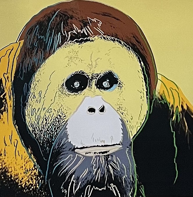 Orangutan print by Andy Warhol