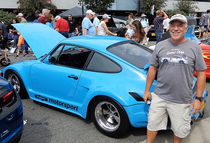 Bob Williams proudly displays his hand-built, 1979 Porsche at last year’s event.