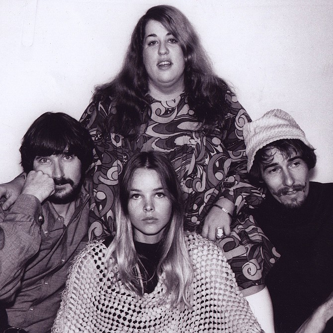 Born Ellen Naomi Cohen in Alexandria, Mama Cass Elliot, center back, was a 1961 graduate of George Washington High School. John Phillips, right, was also raised in Alexandria and the two performed together as the Mamas and the Papas. He played basketball at George Washington High School.
