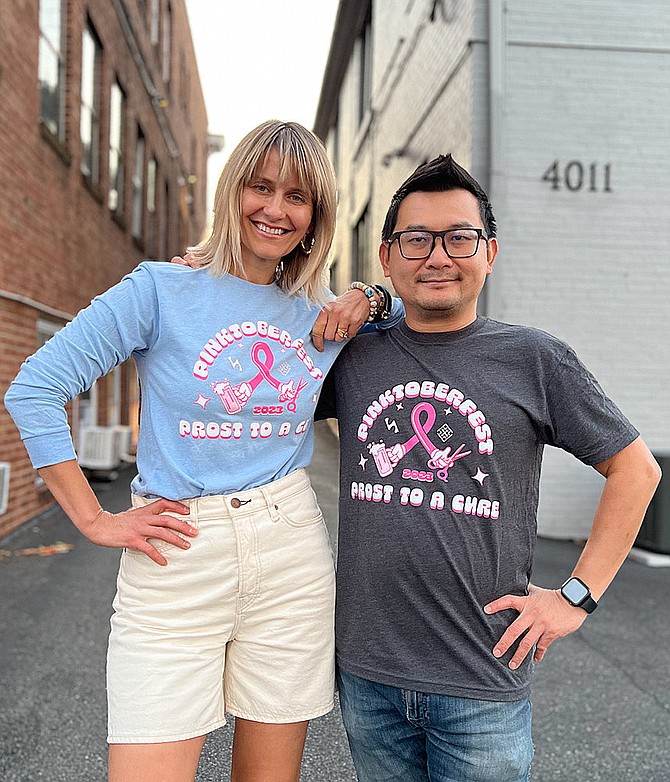 Jana Klavina and Jinson Chan are hosting the upcoming Pinktoberfest.