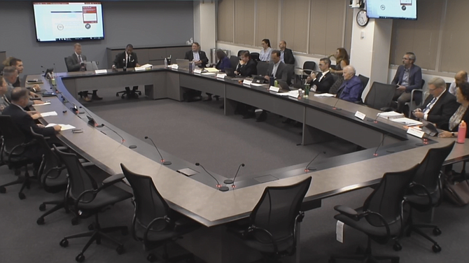 The Fairfax County Board of Supervisors meets for the Safety and Security meeting on Oct 3.