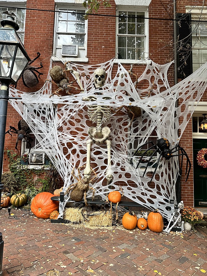Residents decorate their homes in the bewitching spirit of Halloween.