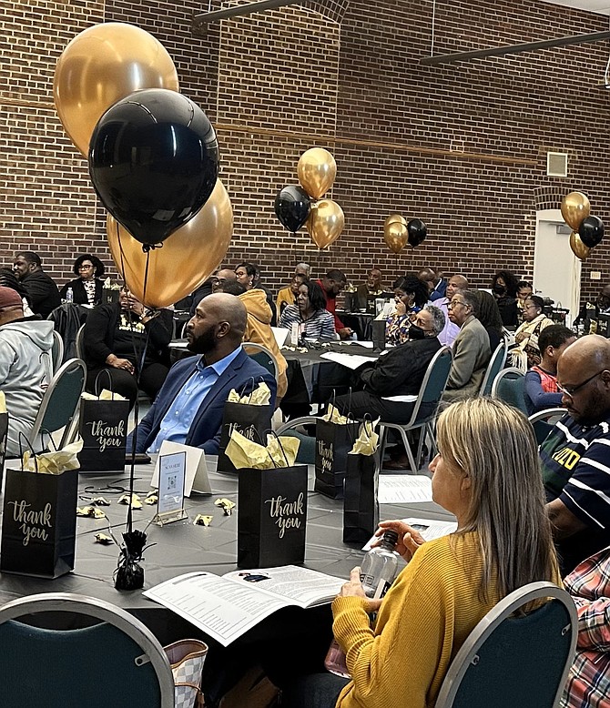 Attendees fill the Oswald Durant Center for the Men of Courage Lifetime Achievement Awards Nov. 18.