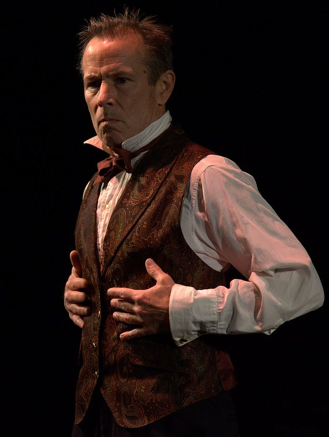 John Hardy brings his one-man show of the Christmas Carol to Lorton Workhouse Art Center.