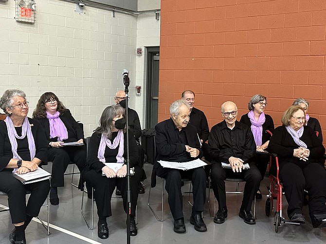 The Sentimental Journey Singers, a choral program for singers with early to mid-stage cognitive change and their care partners, perform at the Northern Virginia Dementia Care Consortium’s annual caregivers conference Nov. 10 at Korean Central Presbyterian Church in Centreville.