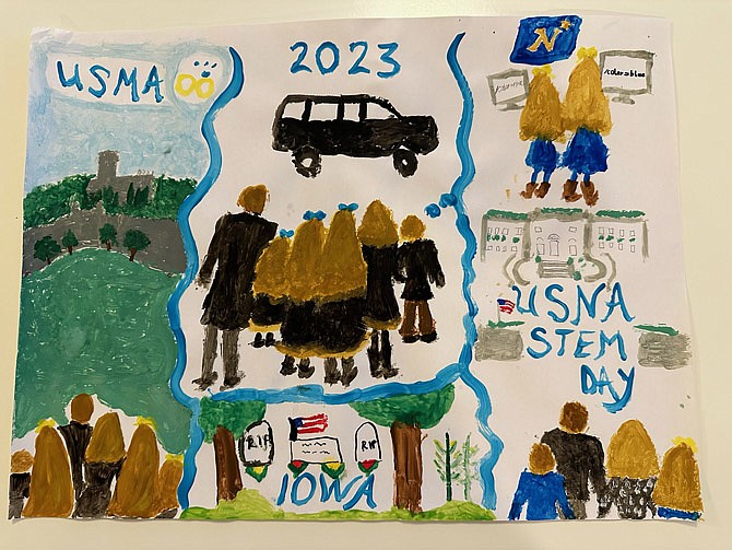 Symanski, Homeschool, Great Falls, Artwork Title: “Remembering 2023”