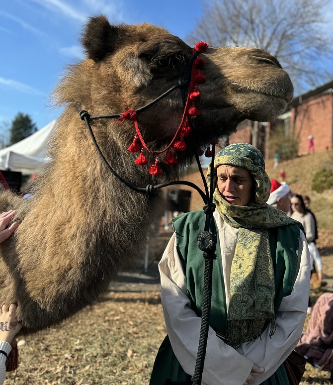 Delilah in the role of Camel (she’s a natural) with Magi Jennifer Caton, of Bar C Ranch