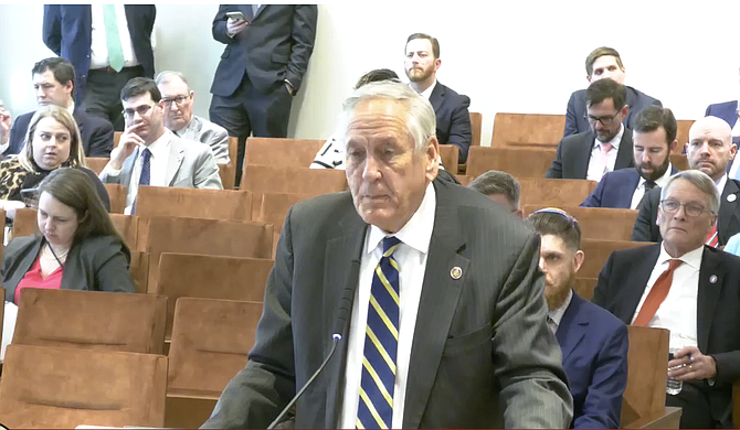 Sen. Dave Marsden, D-Fairfax,  patron of SB 675, testifies. “I don't want us [Fairfax County] to become more of a taker. I want us to be more of a giver to the rest of the state."
