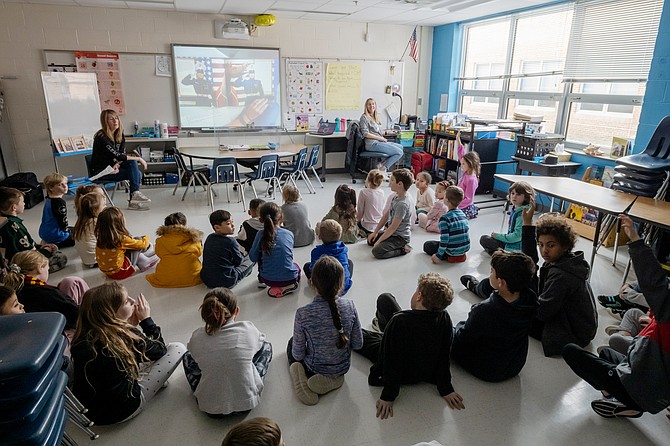 Fifty students at Clermont Elementary gather each month for Military Kids Club meetings to bond over shared experiences, participate in activities that recognize military service and honor the traits of those who serve.