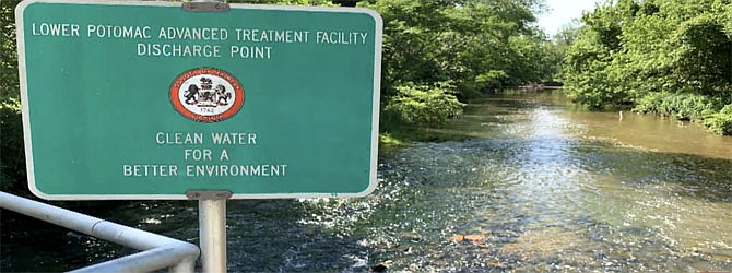 Reclaimed water at Fairfax County’s Norman Cole Wastewater Treatment Plant
