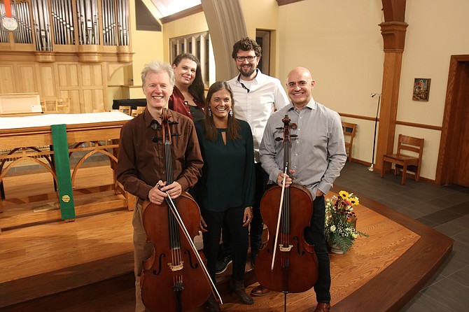 Cellist Benjamin Wensel will join the 9th Street Quartet for their concert series finale at St. George’s Episcopal Church.