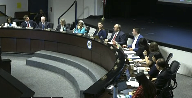 Fairfax County School Board in session, May 9, 2024