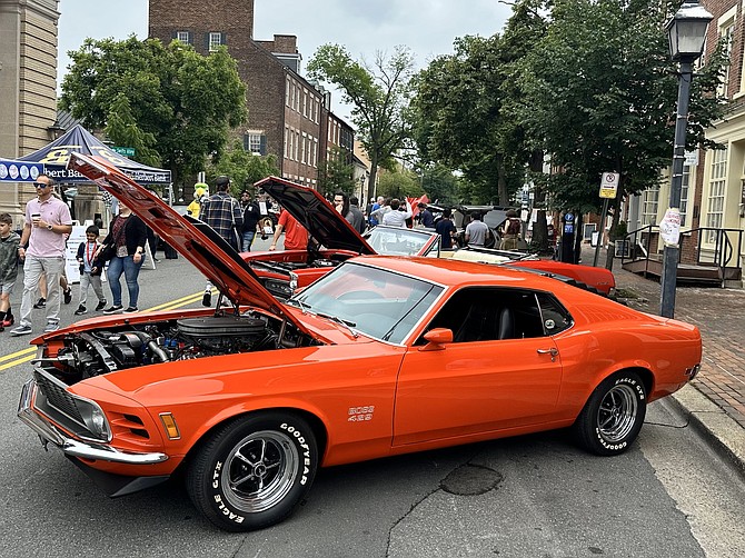 Cars line the streets of Alexandria for the fifth annual Festival of Speed and Style May 19 in Old Town.