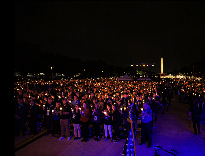 36th Annual Candlelight Vigil of the 2024 National Police Week.